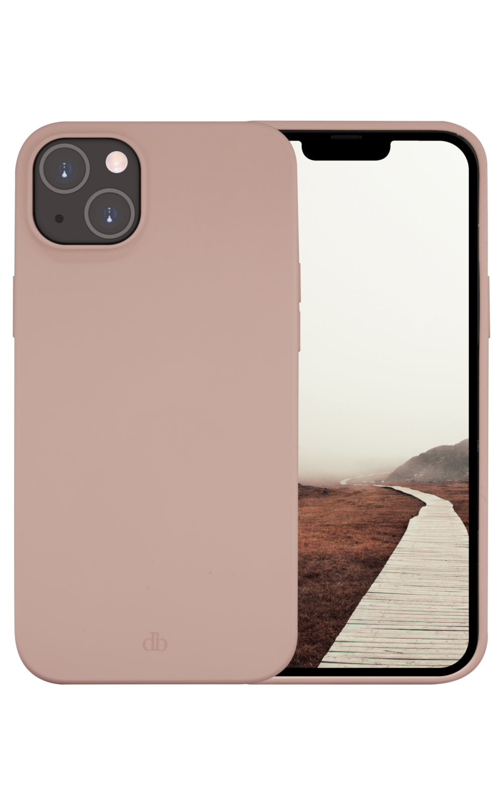 dbramante1928 Backcover – für Apple iPhone 14 Plus, Recycling-Kunststoff, Pink Sand