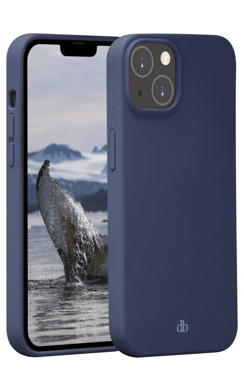dbramante1928 Greenland Backcover – für Apple iPhone 14, Recycling-Kunststoff, Blau, kabelloses Laden