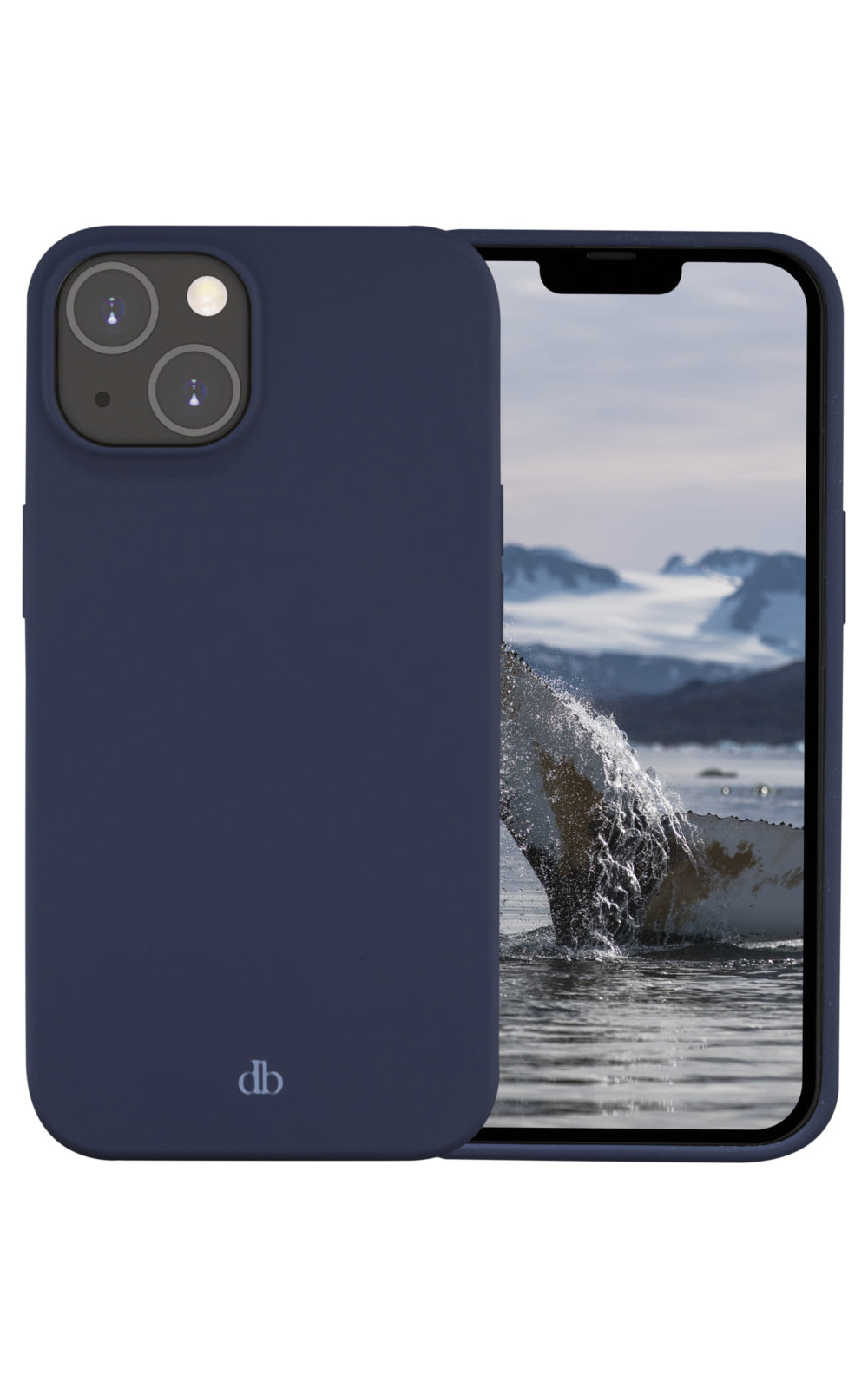 dbramante1928 Greenland Backcover – für Apple iPhone 14, Recycling-Kunststoff, Blau, kabelloses Laden