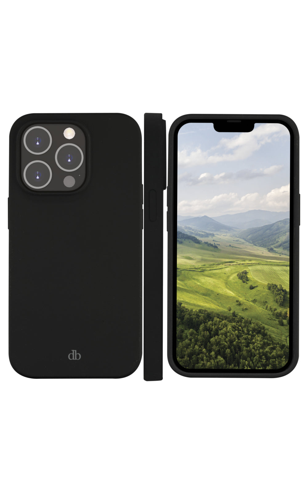 dbramante1928 Greenland Backcover – für Apple iPhone 14 Pro Max, Recycling-Kunststoff, schwarz