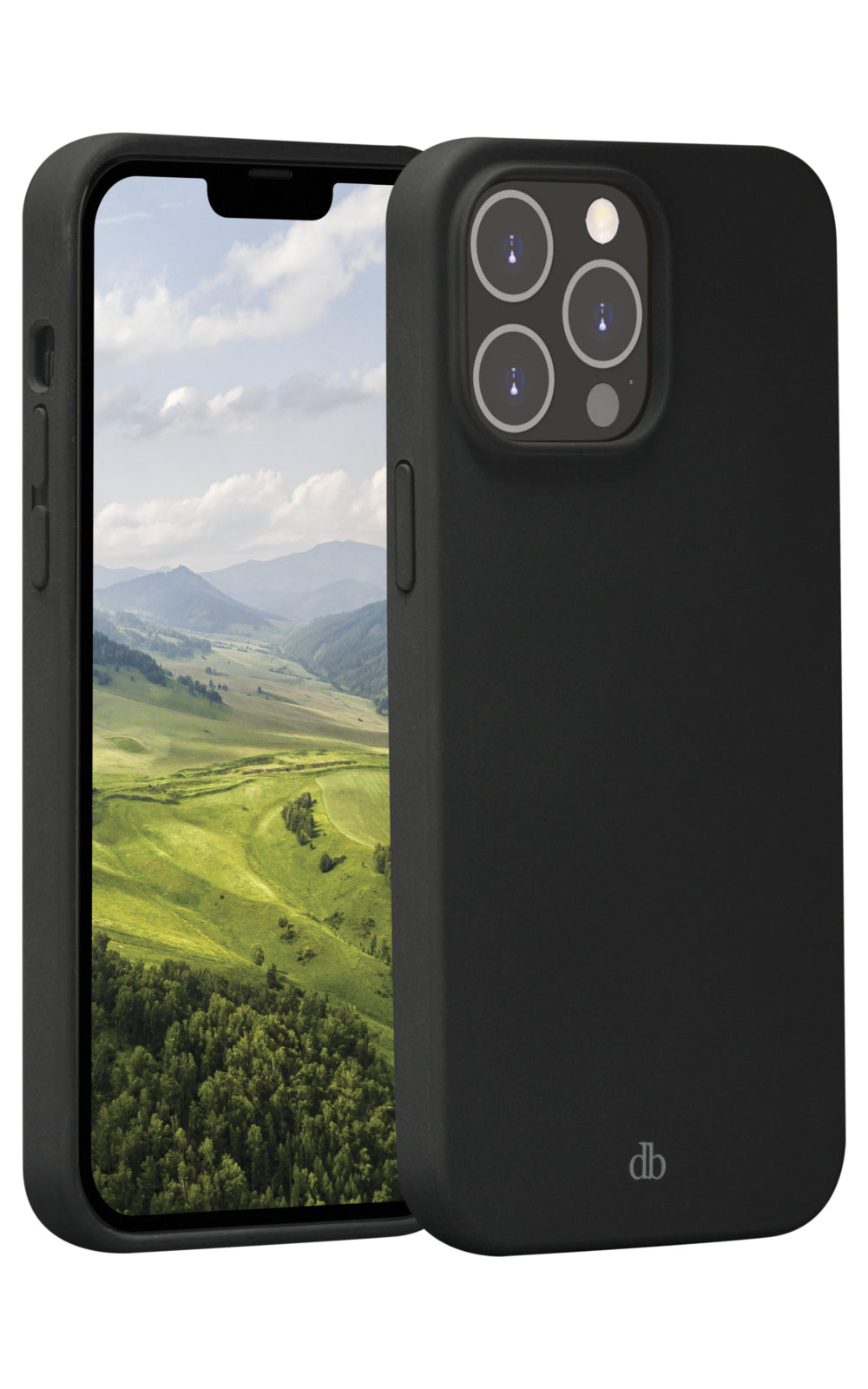 dbramante1928 Greenland Backcover – für Apple iPhone 14 Pro Max, Recycling-Kunststoff, schwarz
