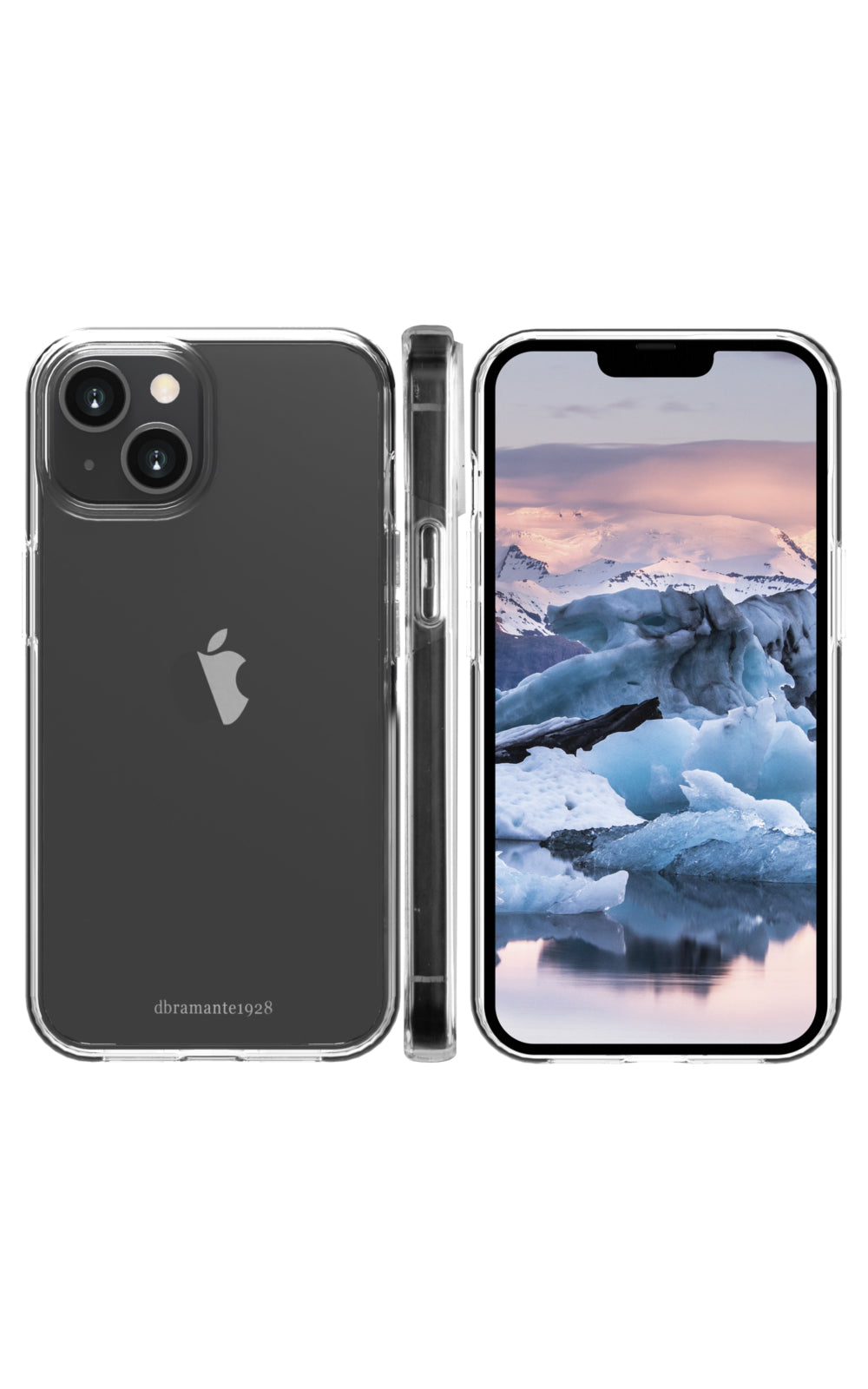 dbramante1928 Backcover – für Apple iPhone 14, Recycling-Kunststoff, transparent, bis 3 m sturzsicher