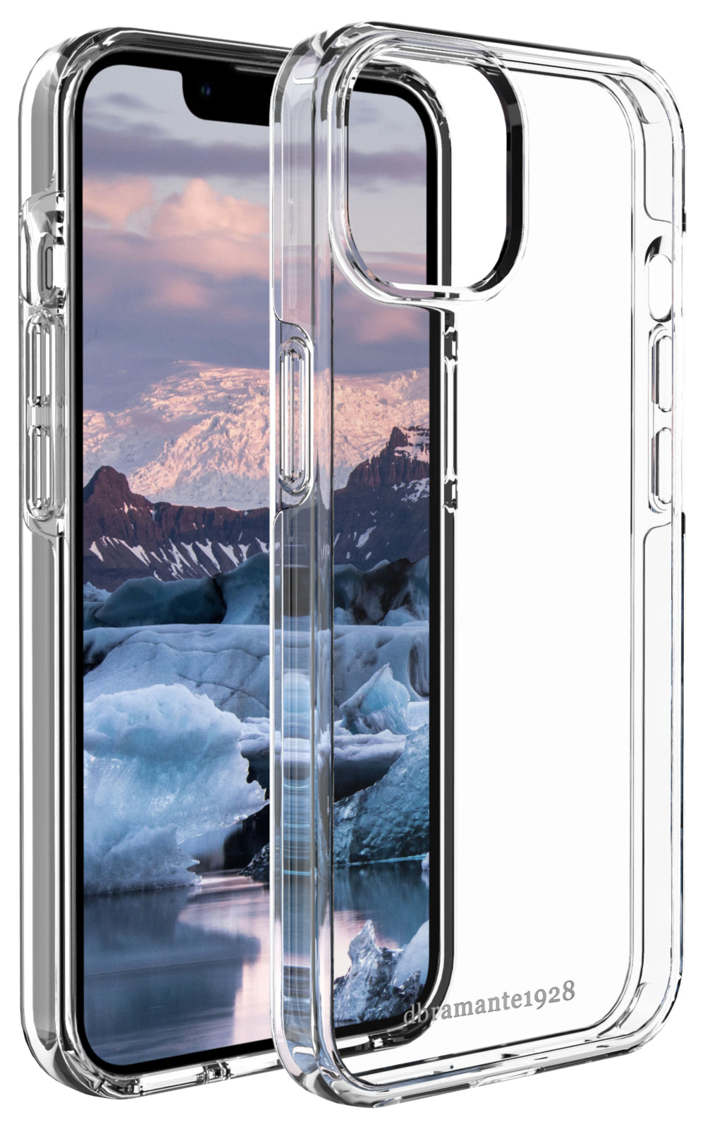 dbramante1928 Backcover – für Apple iPhone 14, Recycling-Kunststoff, transparent, bis 3 m sturzsicher