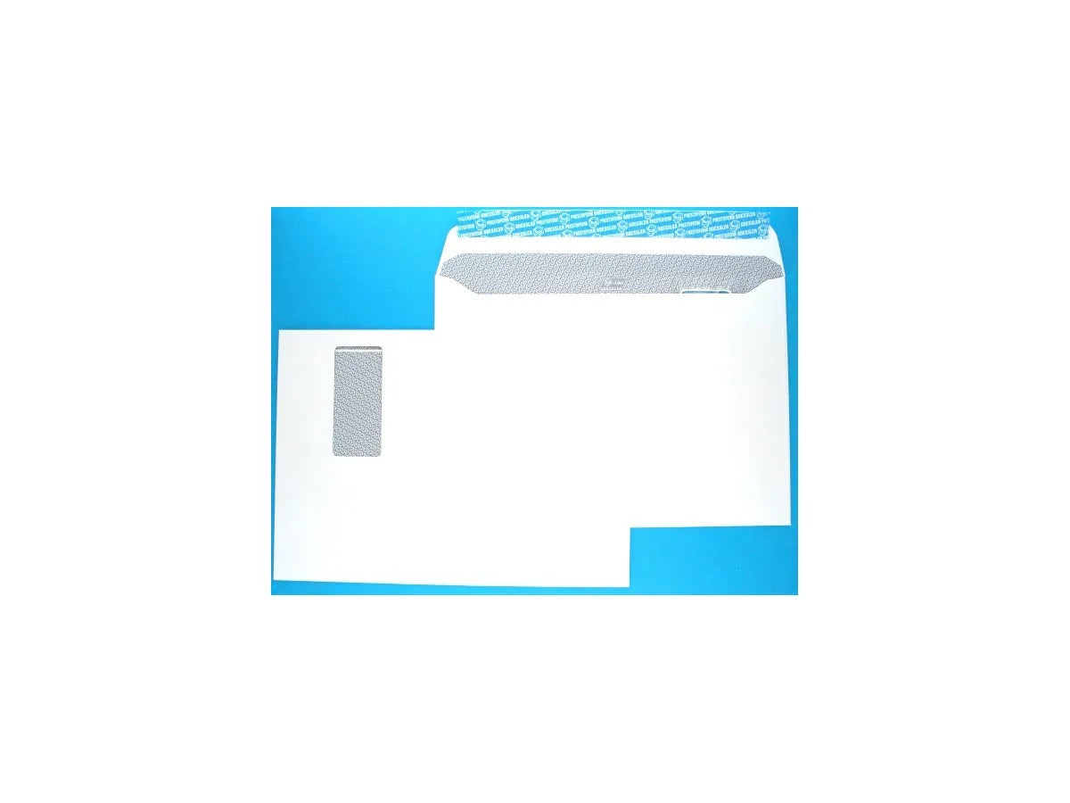 Goessler Couvert C4, Fenster links, weiss, 120 g/m² – 250 Stk.