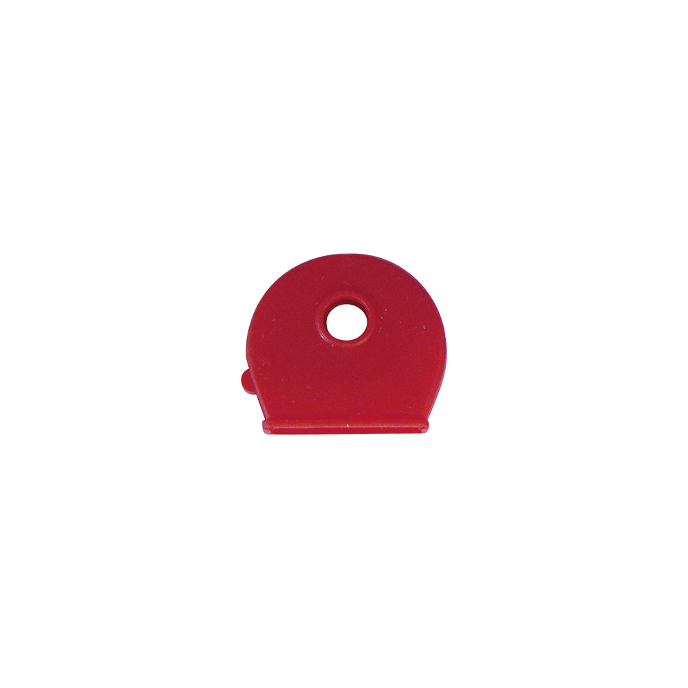 Rieffel Schlüsselkappe – Rot, Kunststoff, Ø 25 mm