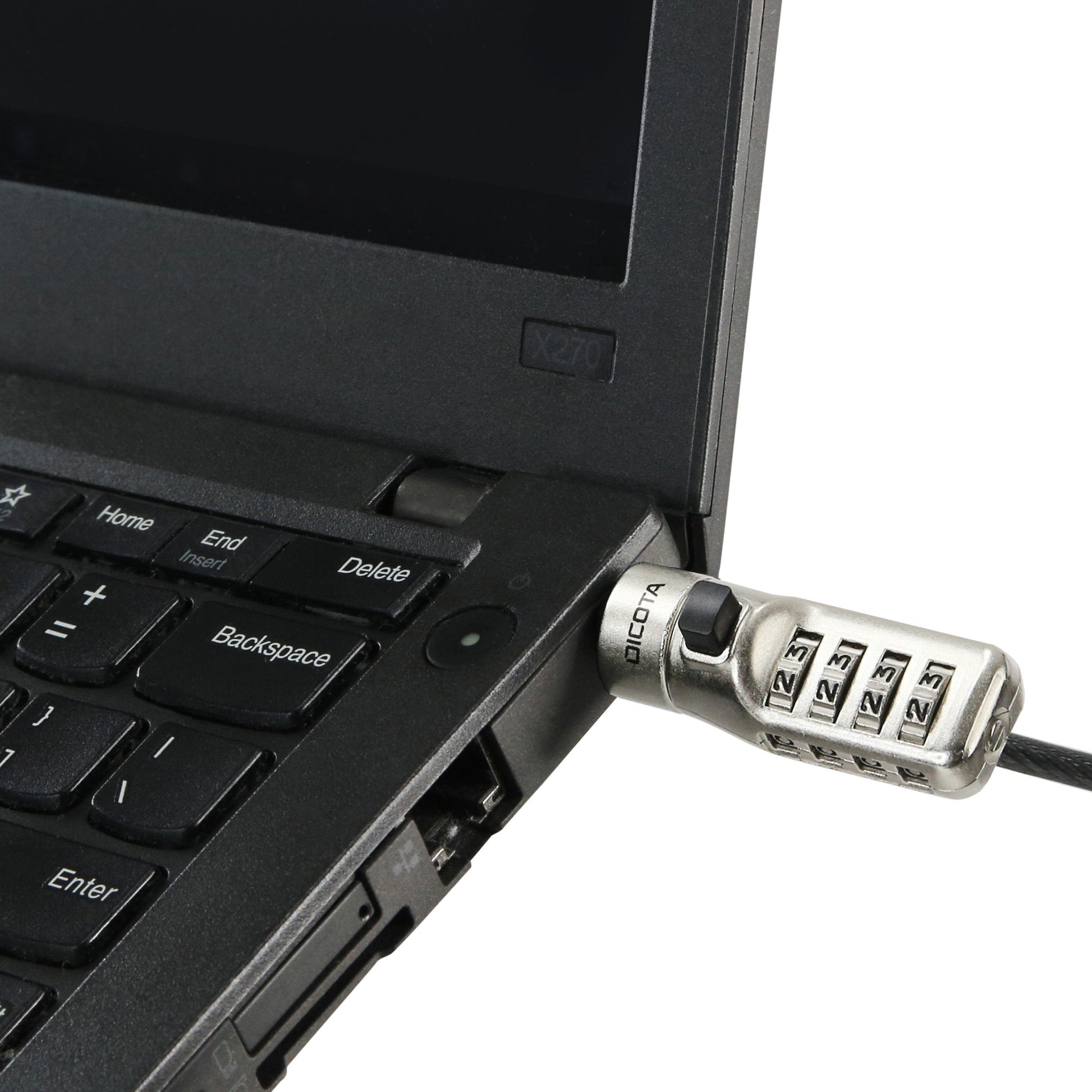 DICOTA Sicherheitskabel – für Notebooks mit 2,5 × 6 mm Slot