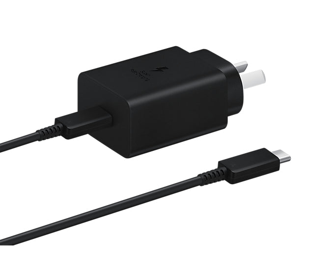 Samsung EP-T4510XBEGWW – Wandladegerät (USB-C PD 45 W) – inkl. 1,8 m USB-C-Kabel, Schwarz