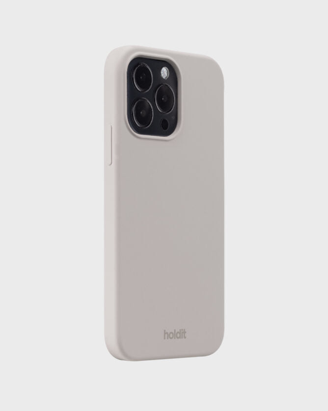Holdit – Backcover – für Apple iPhone 14 Pro Max – Taupe – Silikon