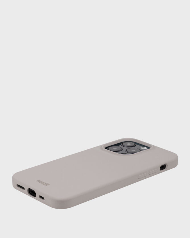 Holdit – Backcover – für Apple iPhone 14 Pro Max – Taupe – Silikon