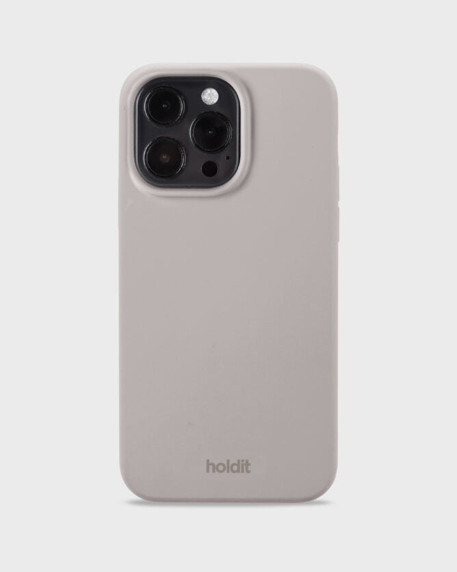 Holdit – Backcover – für Apple iPhone 14 Pro Max – Taupe – Silikon