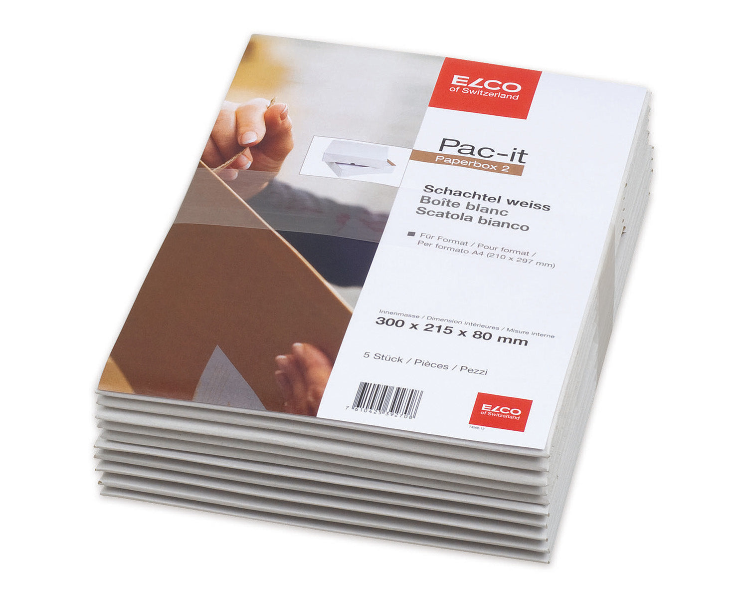 Elco Verpackungsbox, weiss – 5 Stk.