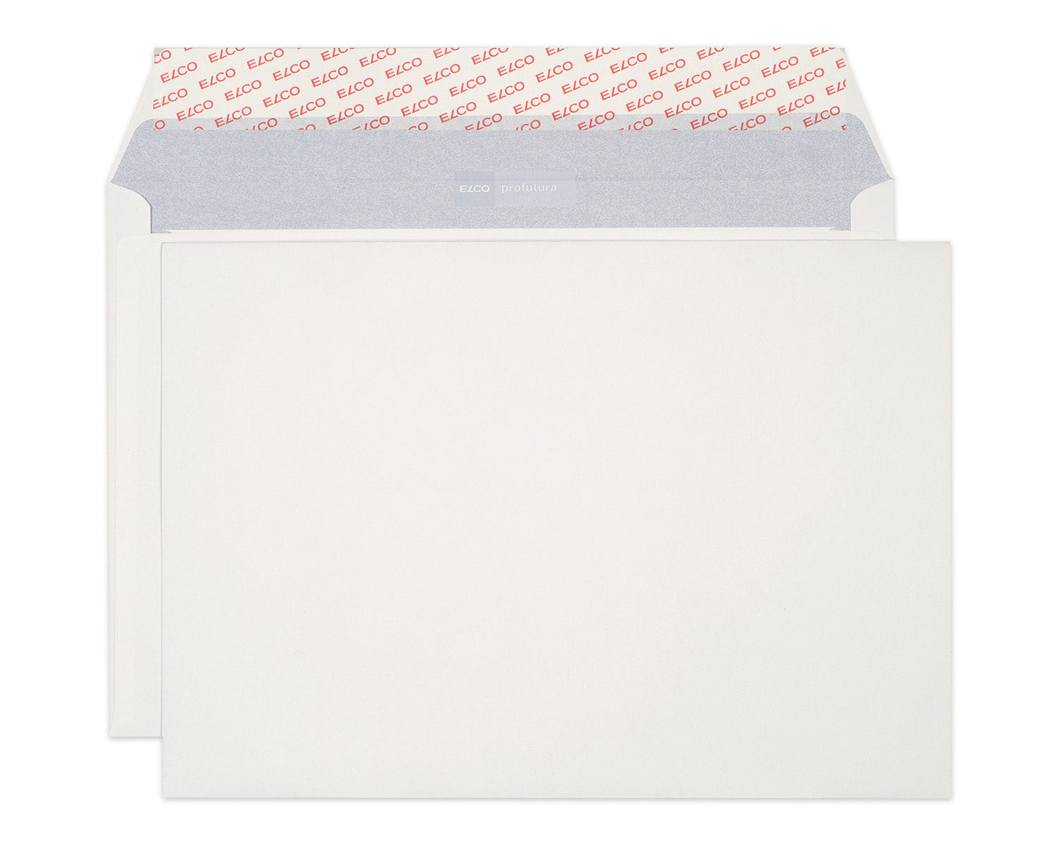 Elco Couvert C4 (324 × 229 mm), Haftklebend (Optifix), Naturweiss, 120 g/m², Recyclingpapier – 250 Stk.