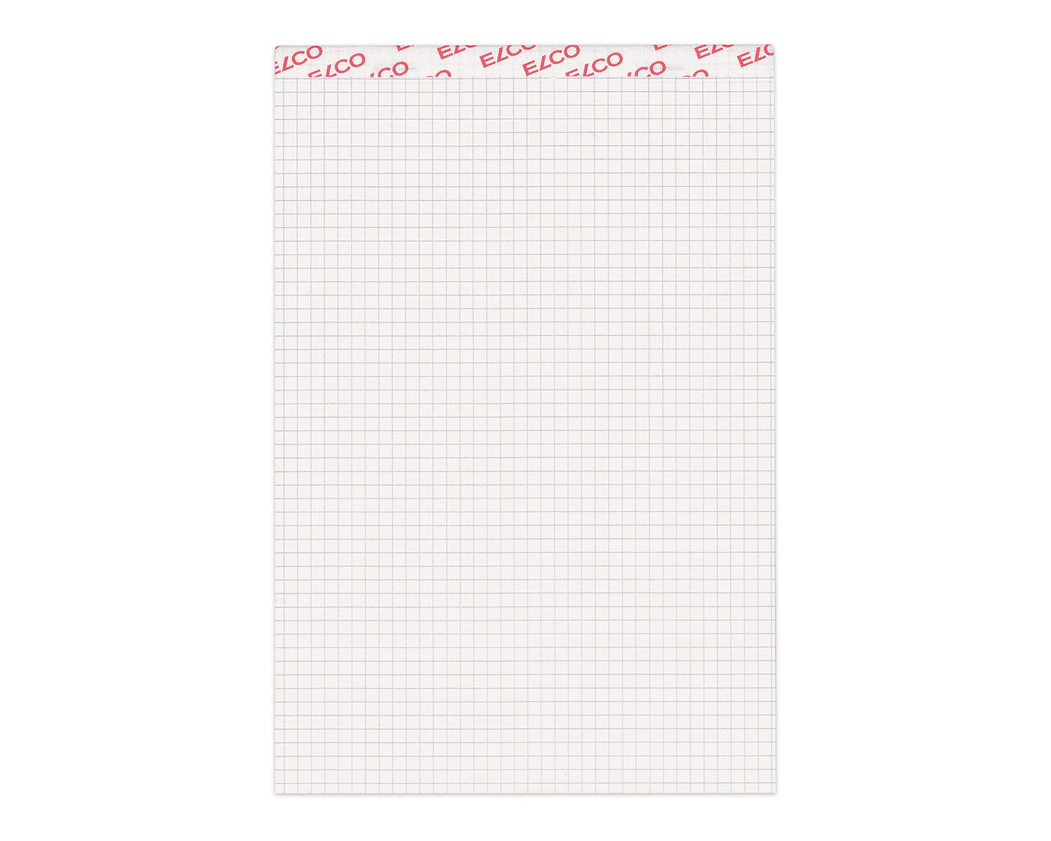 Elco Notizblock, A5, kariert, geheftet, Karton, 100 Blatt, perforiert, 80 g/m² – weiss