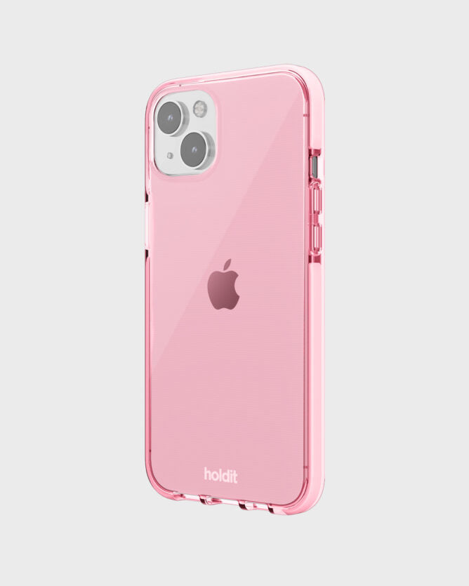Holdit – Backcover – für Apple iPhone 14 Plus – transparent/pink – TPU