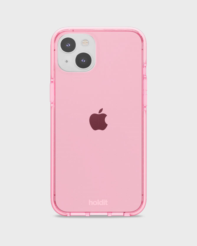 Holdit – Backcover – für Apple iPhone 14 Plus – transparent/pink – TPU