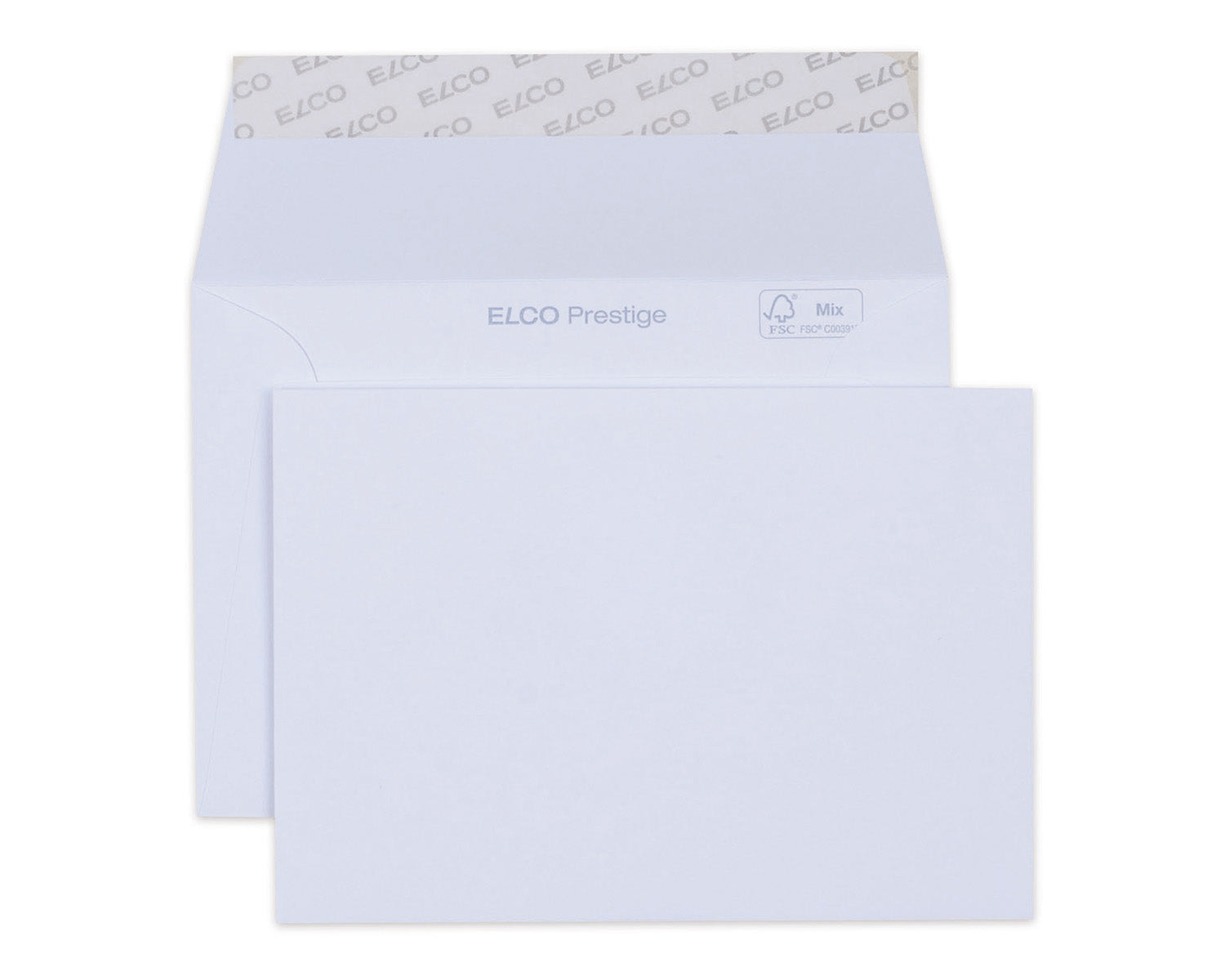 Elco Couvert C6 (162 × 114 mm), ohne Fenster, selbstklebend (Optifix), hochweiss, 120 g/m² – 250 Stk.