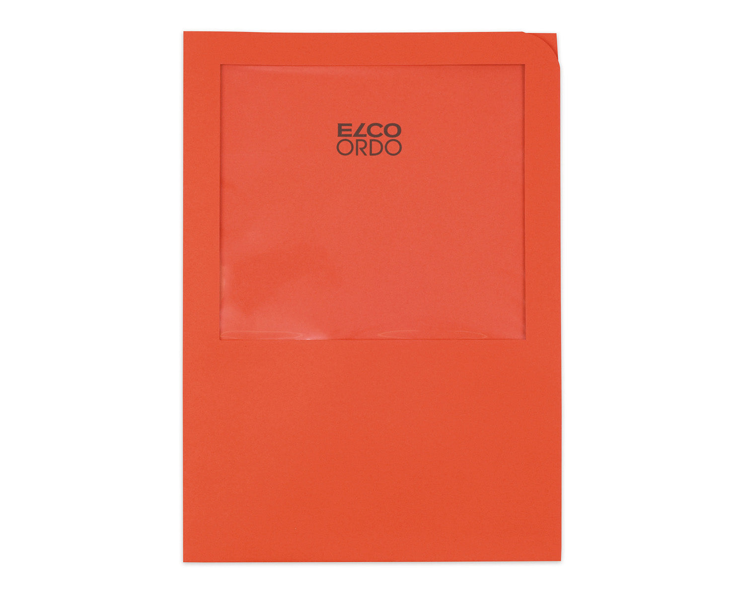 Elco Ordo Transport Sichtmappe A4 – 100 Hüllen, Intensivrot, Papier