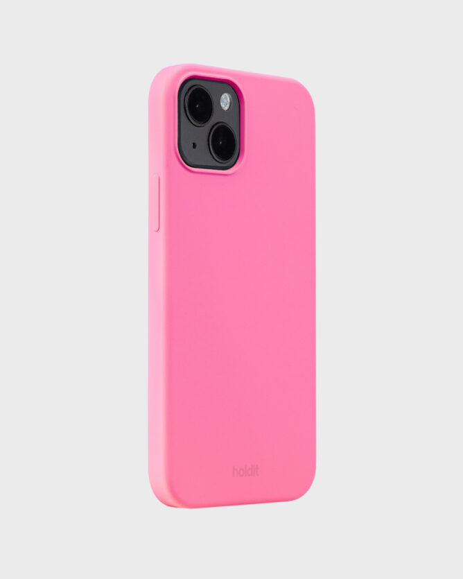 Holdit Backcover – für Apple iPhone 14 Plus, Silikon, Pink, kratz- und schockresistent