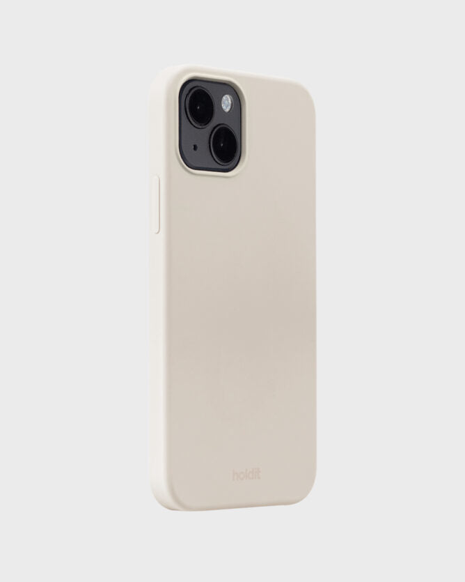 Holdit Backcover – für Apple iPhone 14 Plus, Silikon, Beige