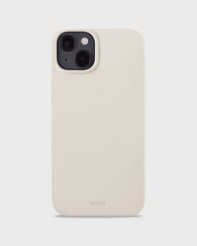 Holdit Backcover – für Apple iPhone 14 Plus, Silikon, Beige