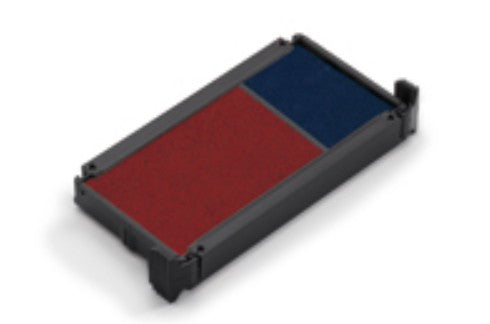 Trodat 6/4912 – Ersatzkissen Blau/Rot – für Trodat 4912, 2er-Set