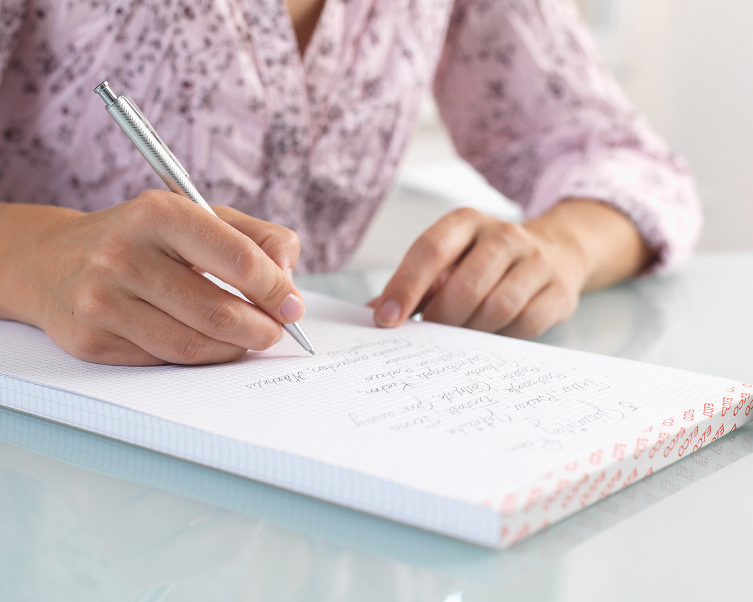 Elco Block A4, kariert, 100 Blatt, 80 g/m² – weiss, 5er-Pack