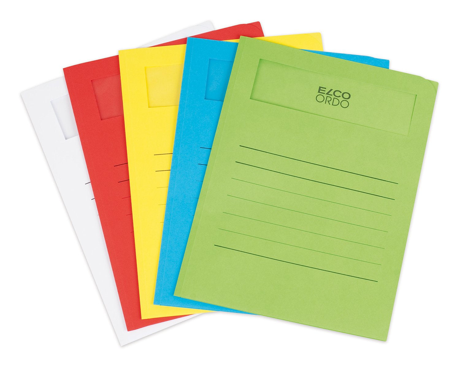 Elco Sichtmappe A4 – intensivrot, Papier, 50er-Pack