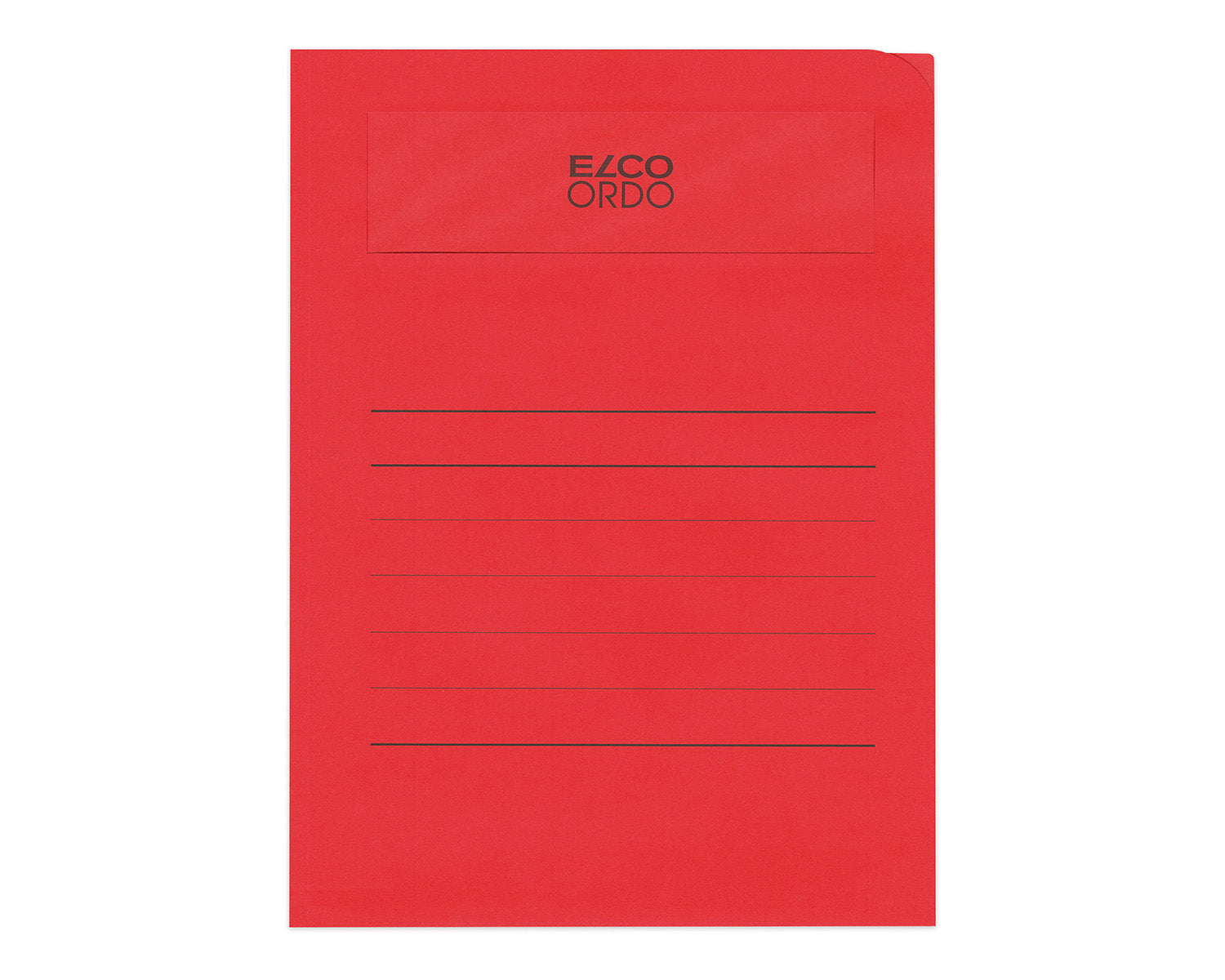Elco Sichtmappe A4 – intensivrot, Papier, 50er-Pack