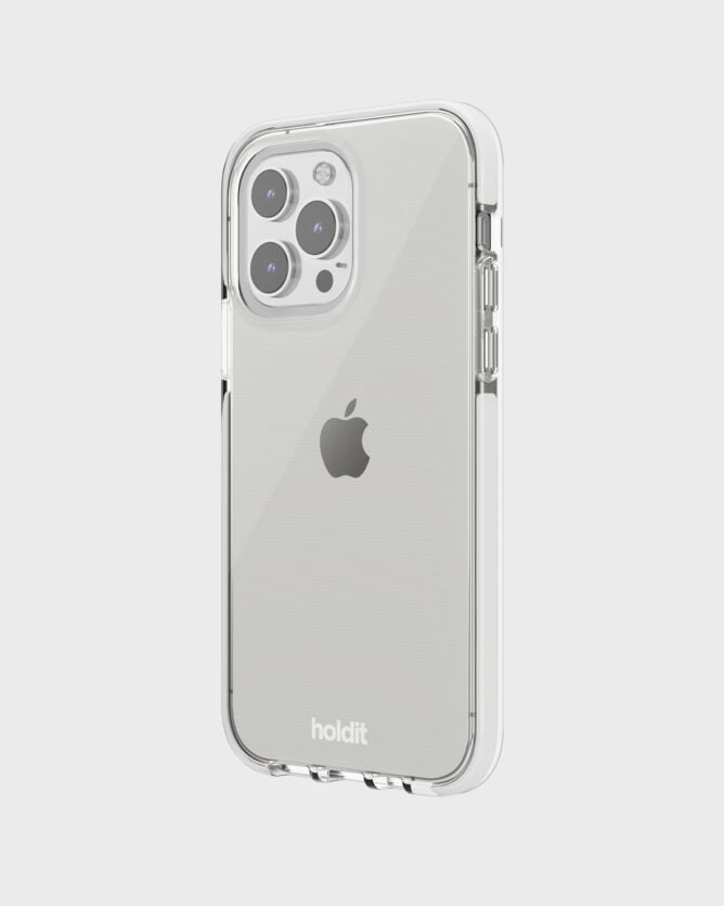 Holdit Seethru Backcover – für Apple iPhone 14 Pro, TPU, Weiss