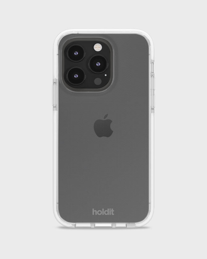 Holdit Seethru Backcover – für Apple iPhone 14 Pro, TPU, Weiss