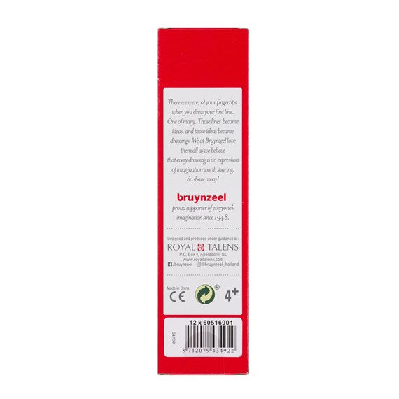 Bruynzeel Farbstift – weiss, Ø 3,3 mm