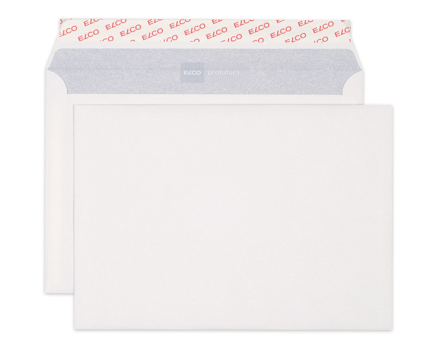 Elco Couvert C5 (229 × 162 mm), ohne Fenster, haftklebend (Optifix), naturweiss, 100 g/m² – 500 Stk.