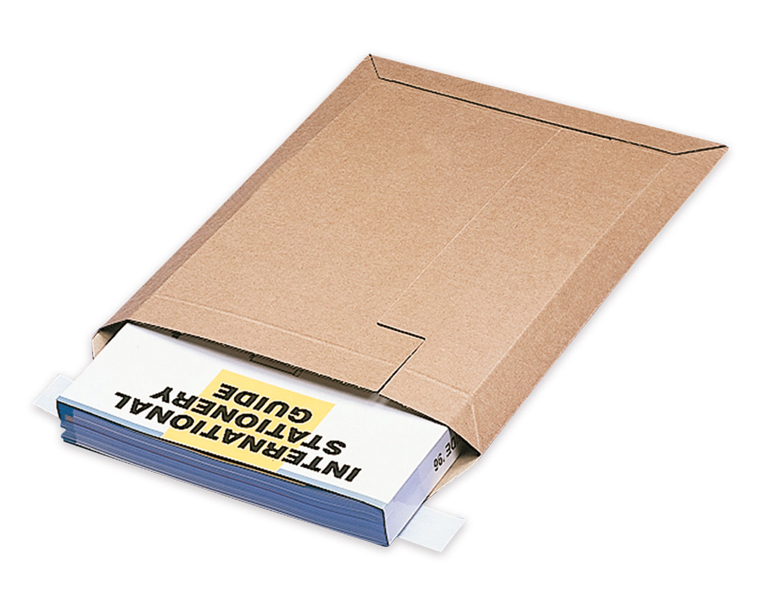 Elco Pac-it SAFE 7 Karton-Versandtasche – 352 × 516 mm, variable Höhe, selbstklebend, Karton, braun – 25 Stk.