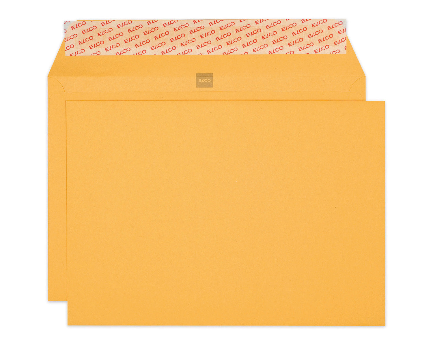 Elco Couvert C4 (324 × 229 mm), ohne Fenster, selbstklebend (Optifix), gelb, 120 g/m², Papier – 10 Stk.