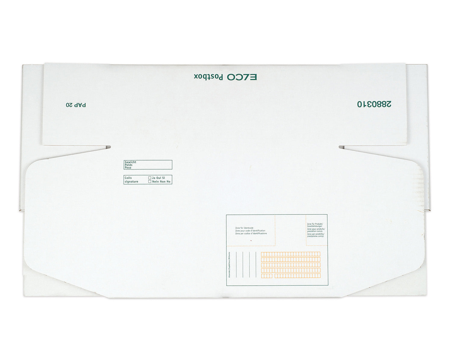 Elco Faltschachtel, Weiss – 250 × 175 × 50 mm – 5 Stk.