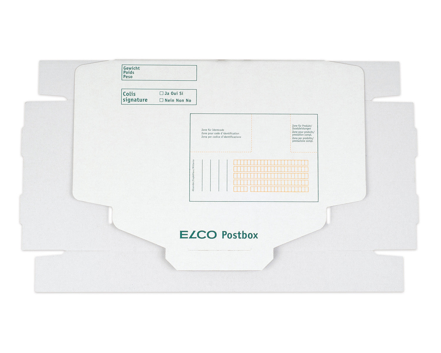 Elco Umzugsbox, weiss – 347 × 220 × 125 mm – 5 Stk.