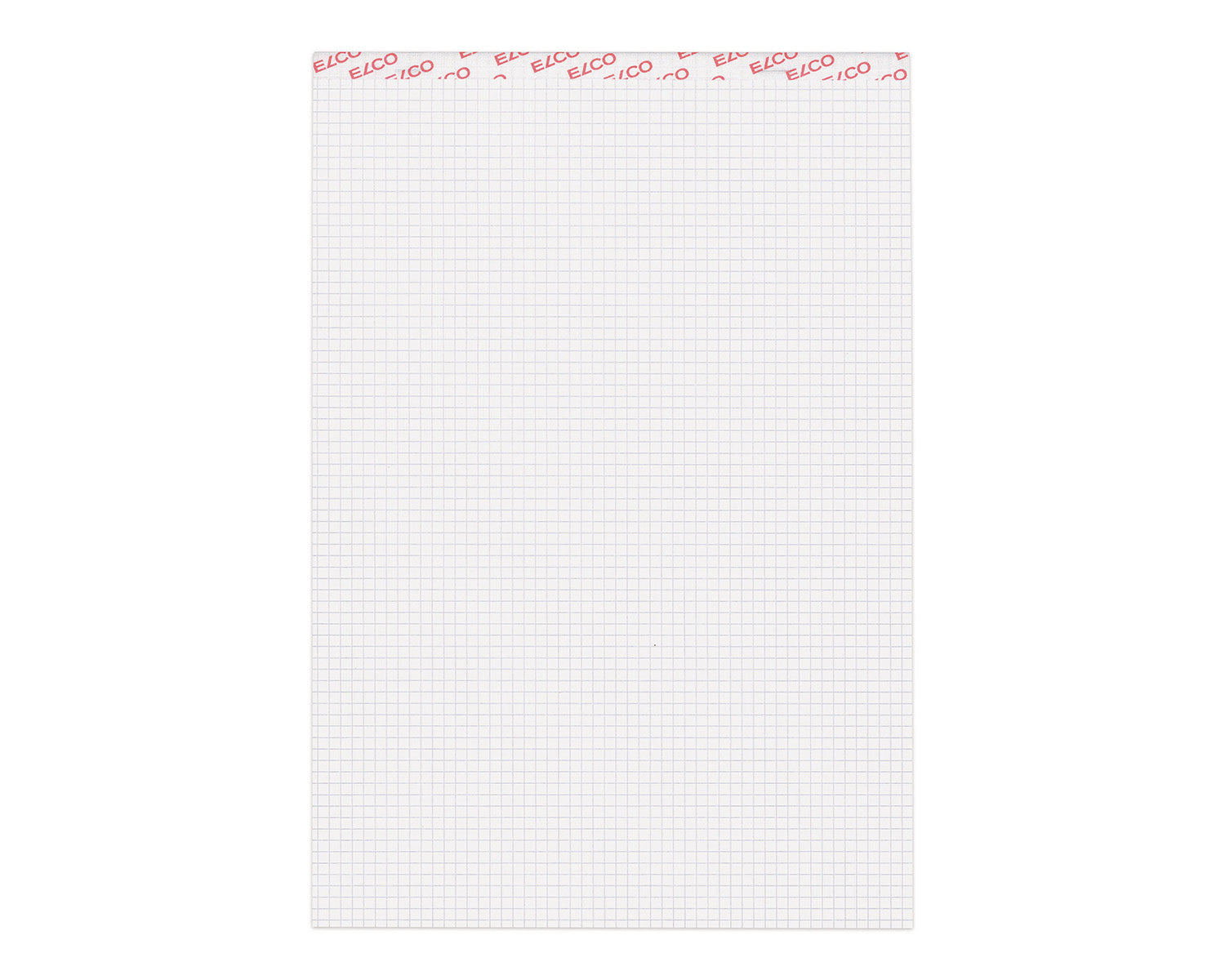 Elco Notizblock – A4 – kariert 4 mm – 80 Blatt – 100 g/m² – perforiert, weiss, FSC, 5 Stück