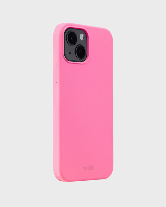 Holdit Backcover – für Apple iPhone 14, Silikon, Pink