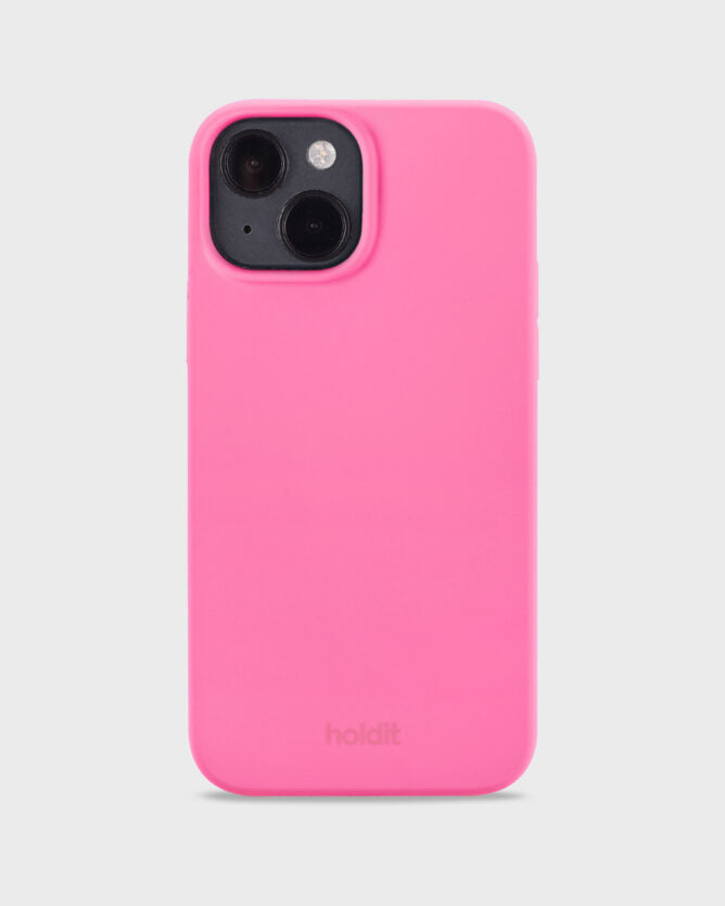 Holdit Backcover – für Apple iPhone 14, Silikon, Pink