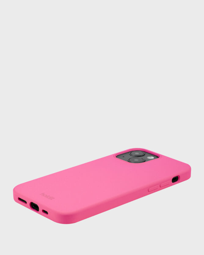 Holdit Backcover – für Apple iPhone 14, Silikon, Pink