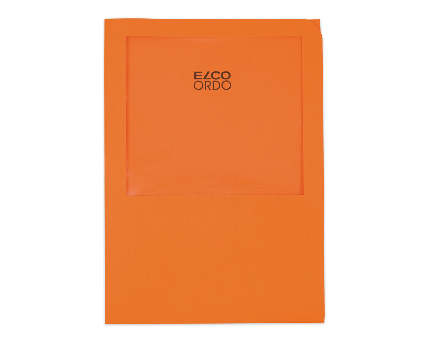 Elco Ordo Transport Sichtmappe A4 – 100er-Pack, orange, Papier