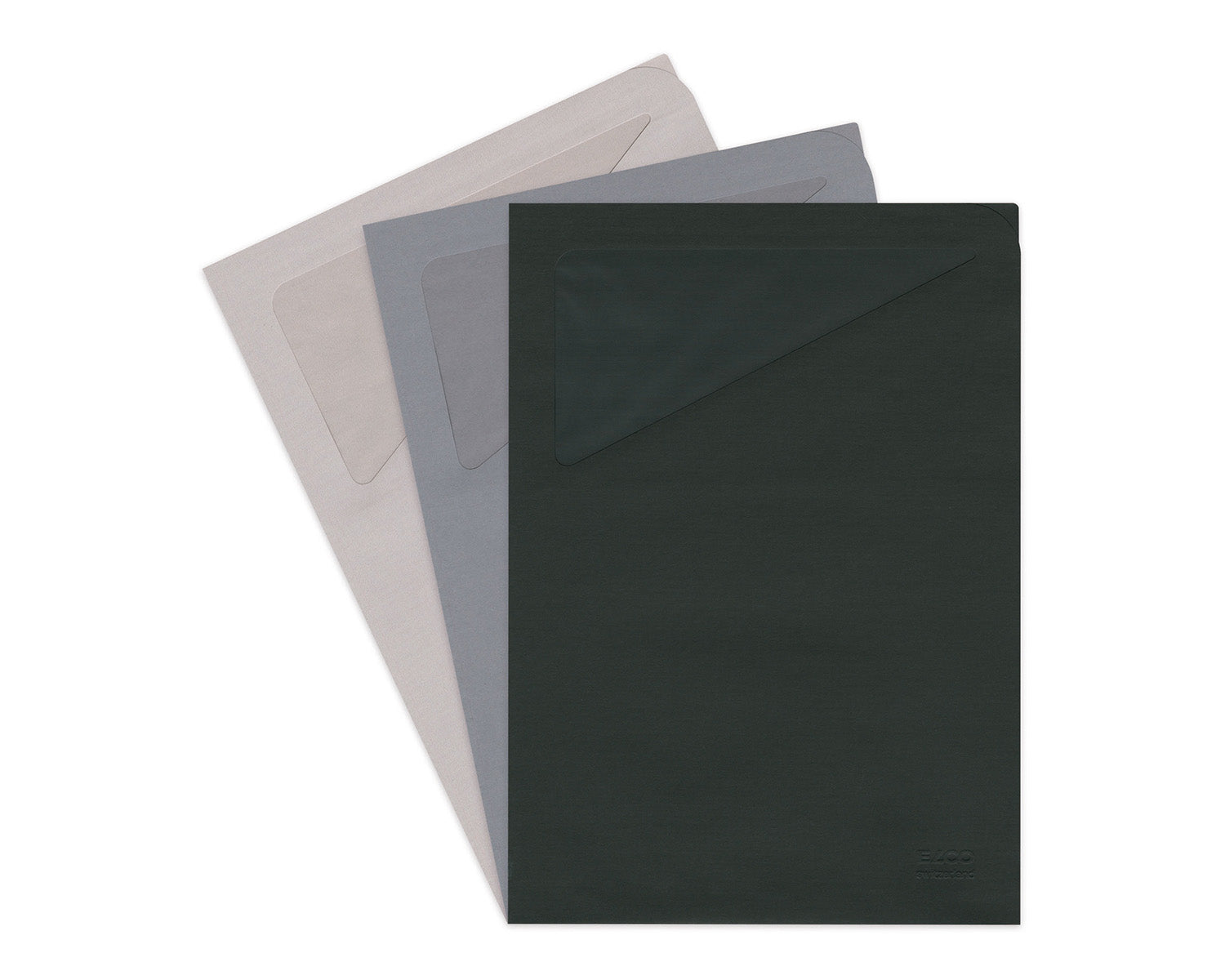 Elco Sichtmappe A4 – Schwarz, Papier, 20er-Pack
