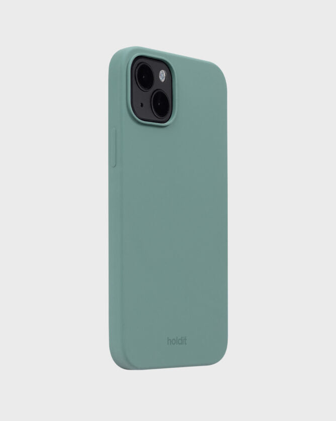 HoldIt Backcover – für Apple iPhone 14 Plus – grün – Silikon
