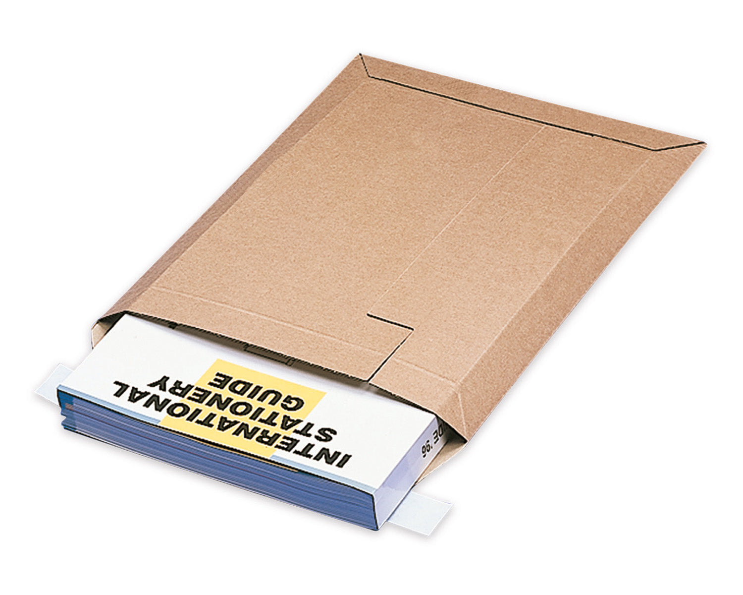 Elco Pac-It SAFE Karton-Versandtasche – 261 × 372 mm, selbstklebend, mit Aufreissband, Karton, beige – 25 Stk.