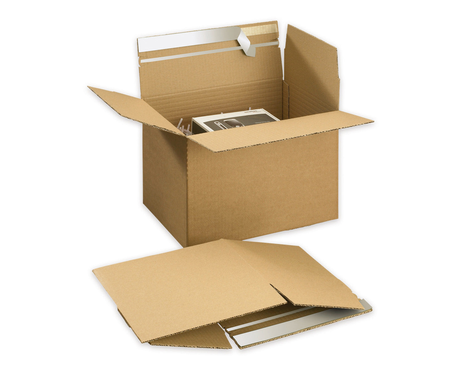 Elco Fix-Aufrichtekarton, braun – 310 × 222 × 140-224 mm