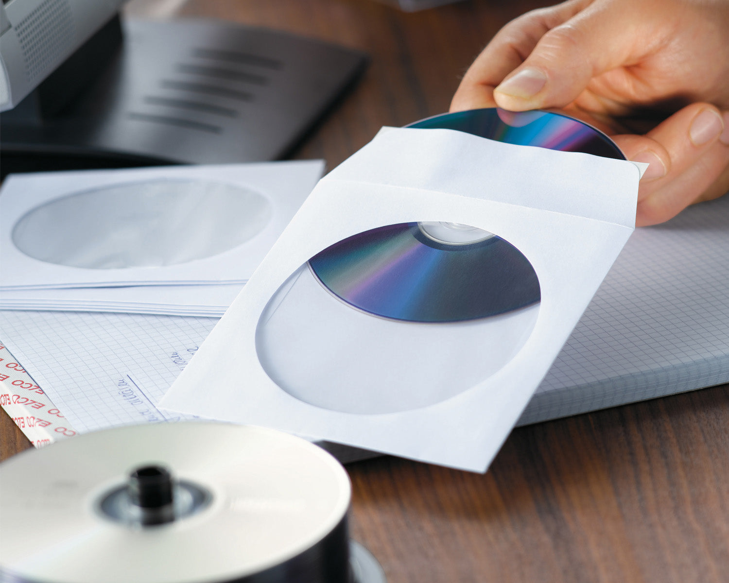 Elco Discpack – 1 Disk, FSC-Papier, 125 × 125 mm, 25er Pack