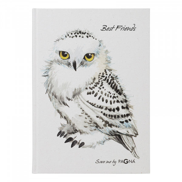 Pagna Save me Best Friends Freundebuch – 150 × 220 mm – 60 Seiten – Deutsch, Gebunden, Eule