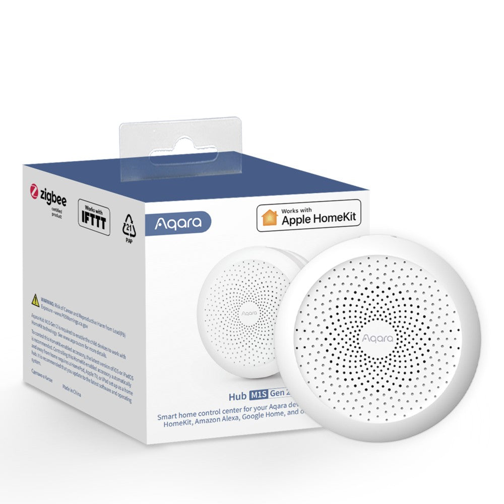 Aqara Hub M1S Gen2 – Smart-Hub/Bridge – Zigbee, WLAN – für Amazon Alexa, Google Assistant, Siri