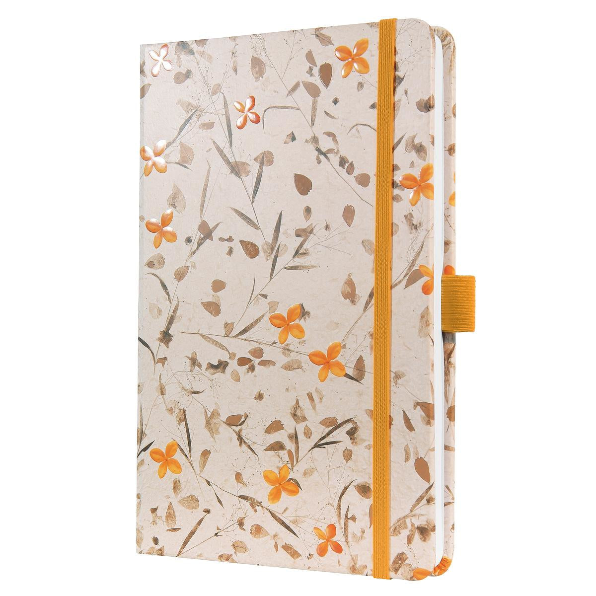 Sigel Notizbuch A5, liniert, Fadenheftung, Karton, 174 Seiten, perforiert, 80 g/m² – mehrfarbig