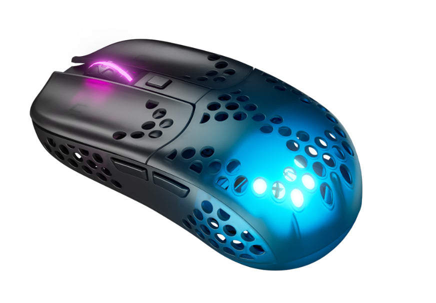 CHERRY XTRFY MZ1W – Gaming-Maus – Kabelgebunden (USB‑A), RGB-Beleuchtung, 1000 Hz, Schwarz